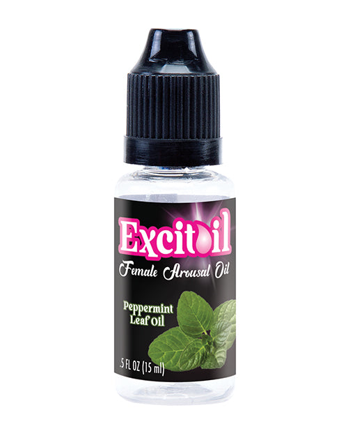 Body Action Excitoil Peppermint Arousal Oil - .5 oz Bottle Carded