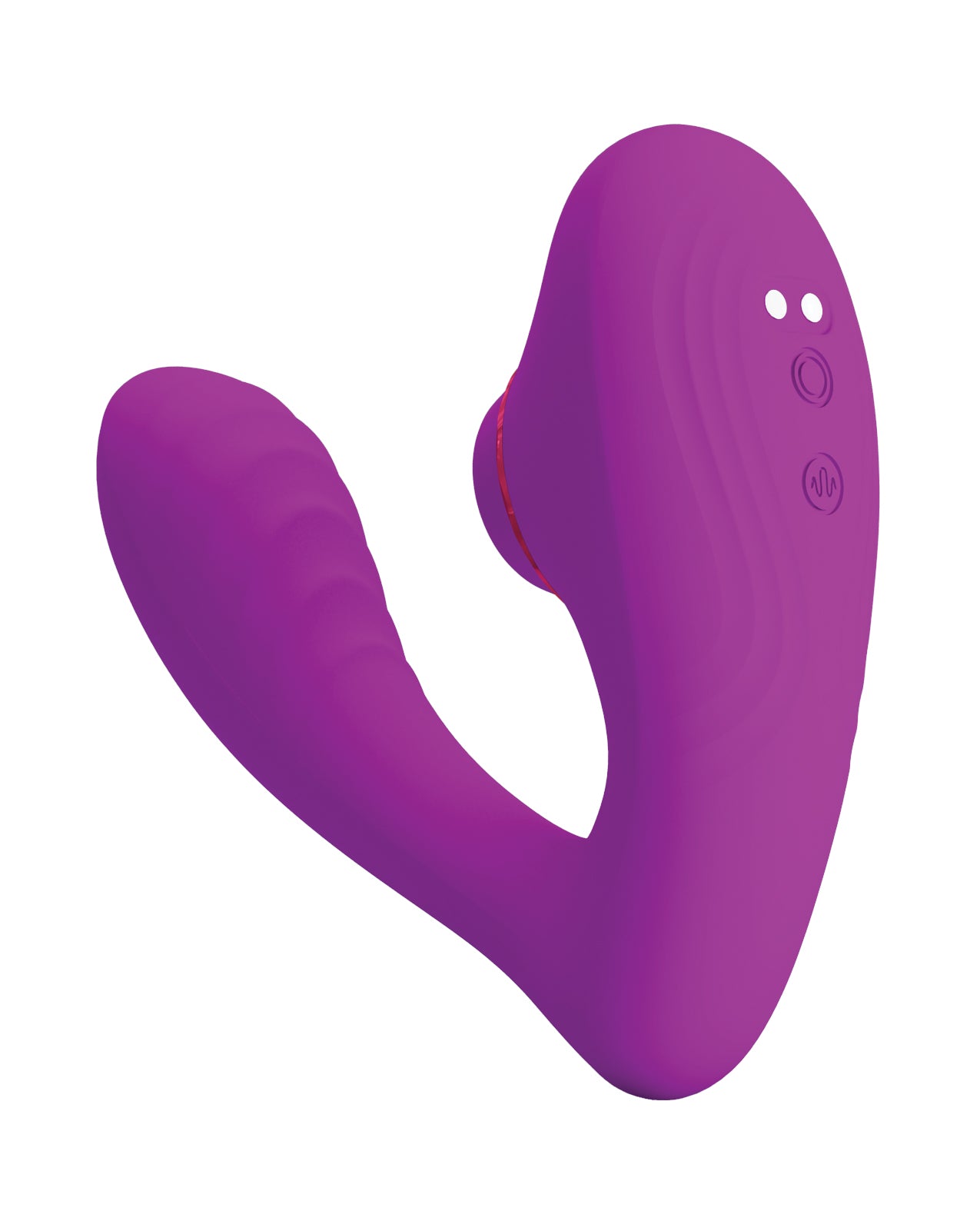 Pretty Love Nauty Thumping & Vibrating Insertable Vibrator - Fushsia