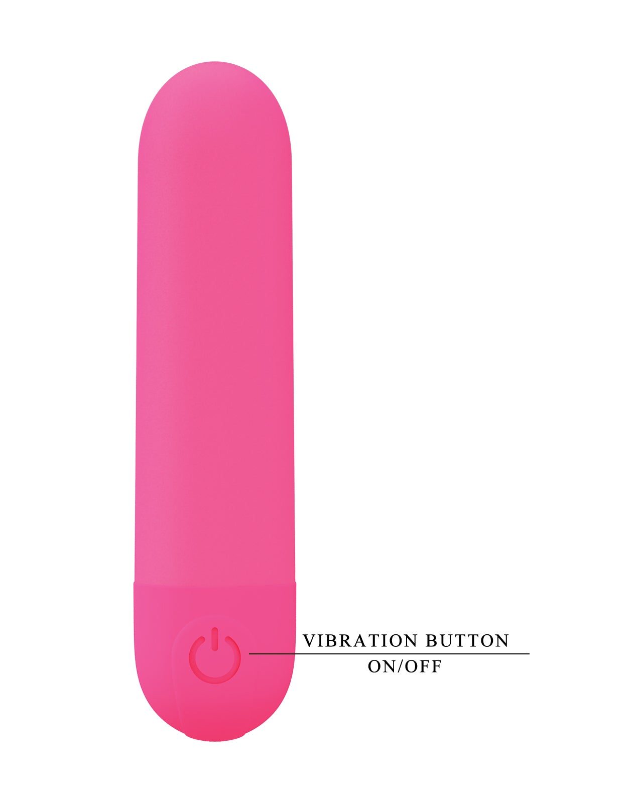 Pretty Love Stefan Mini Massager Bullet - Hot Pink