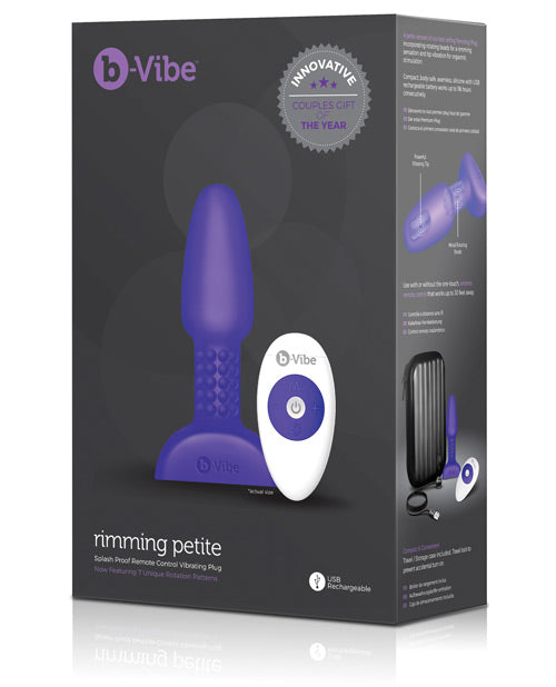 B-Vibe Petite Rimming Plug - Purple