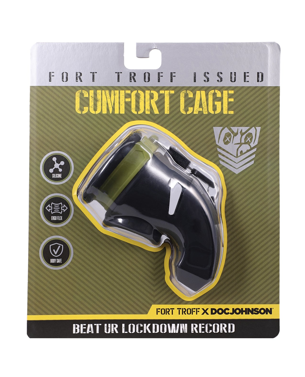 Fort Troff CUMfort Cage Chastity Cage - Black