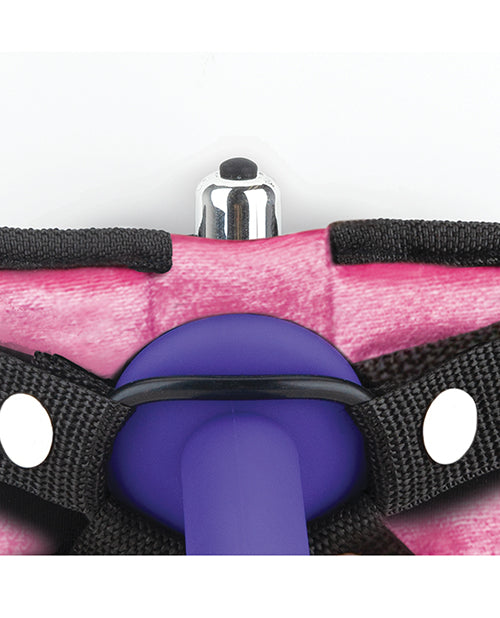 Lux Fetish Strap On Harness - Pink