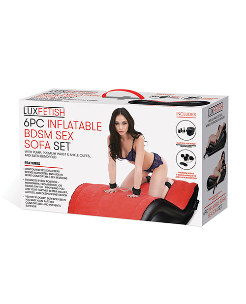 Lux Fetish 6 pc Inflatable BDSM Sex Sofa Set