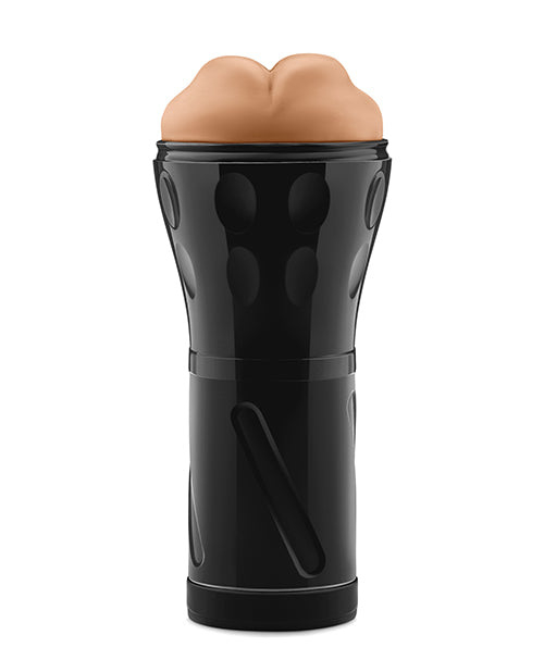 Forto Model M-80 Hard-Side Mouth Masturbator - Tan