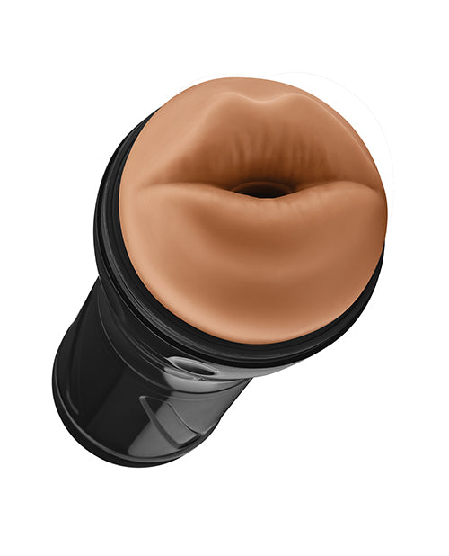 Forto Model M-80 Hard-Side Mouth Masturbator - Tan