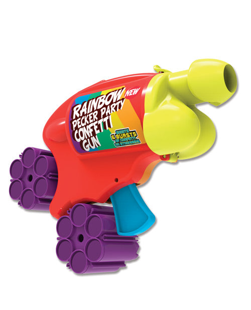 Rainbow Pecker Party Confetti Gun