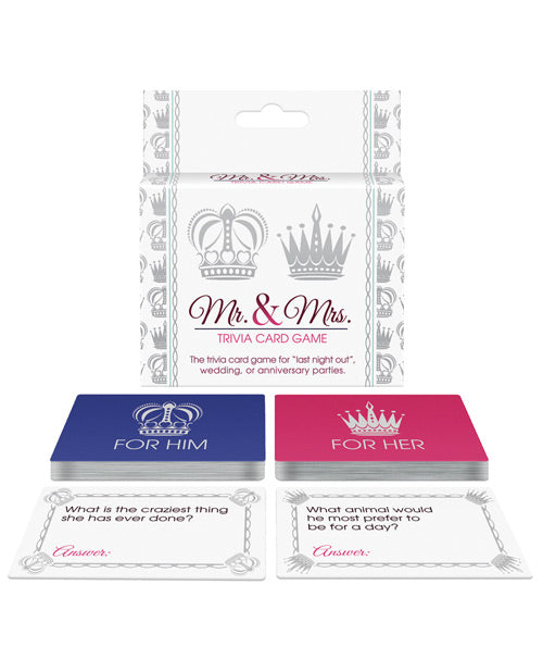 Mr. & Mrs. Trivia Card Game