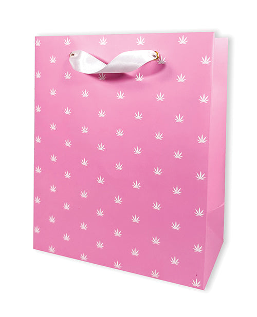 Polka Pot Gift Bag - Pink/White