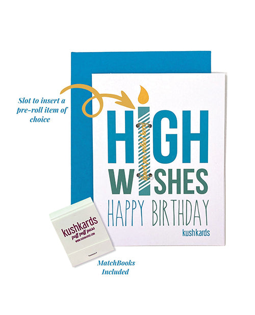 High Wishes Greeting Card w/Matchbook