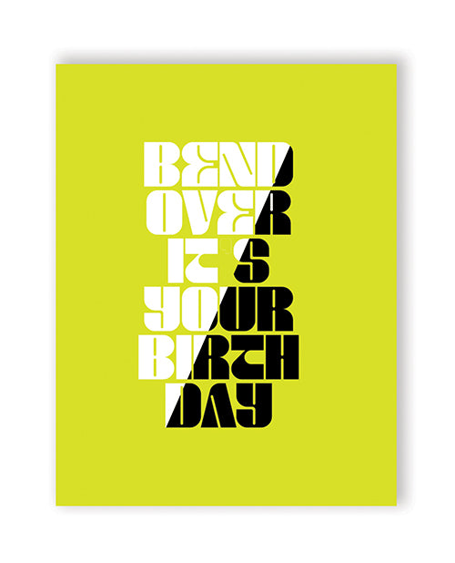 Bend Over Birthday Greeting Card