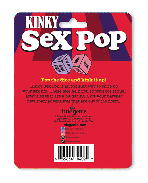 Kinky Sex Pop Dice Couples Game