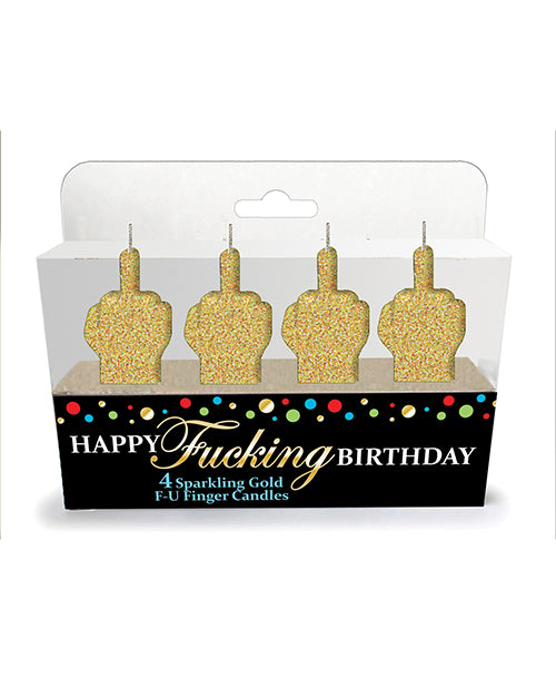 Happy Fucking Birthday FU Candle Set