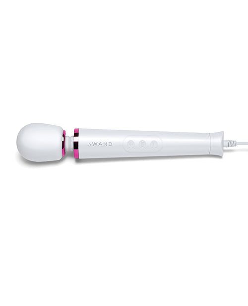 Le Wand Powerful Petite Plug-In Vibrating Massager - White