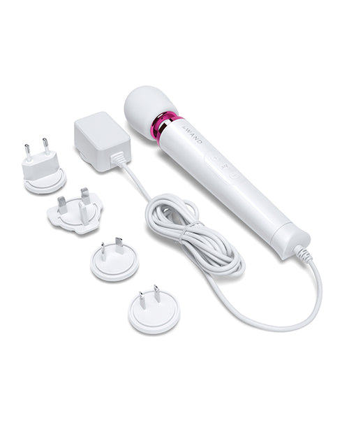 Le Wand Powerful Petite Plug-In Vibrating Massager - White