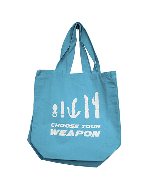 Nobu Choose Your Weapon Reusable Tote - Blue