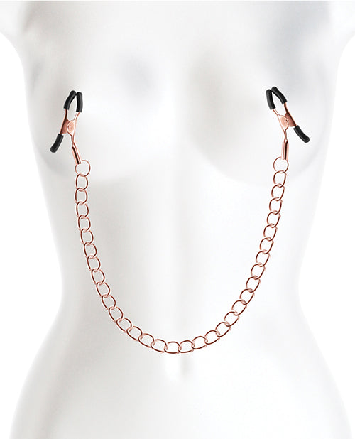 Bound DC2 Nipple Clamps - Rose Gold