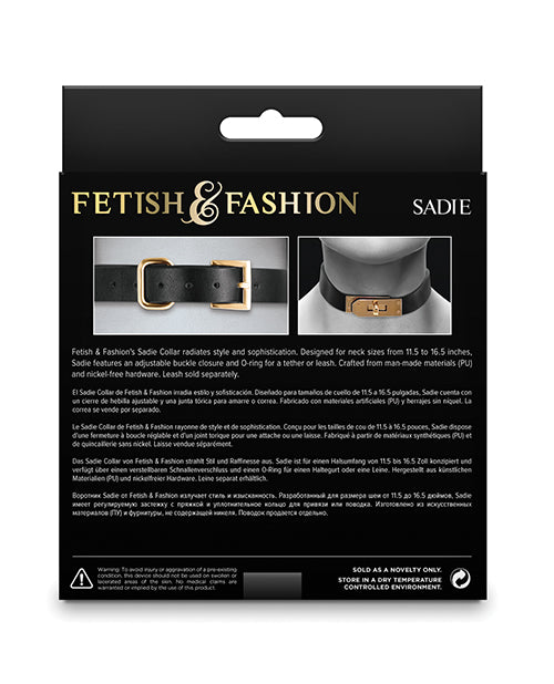 Fetish & Fashion Sadie Collar - Black