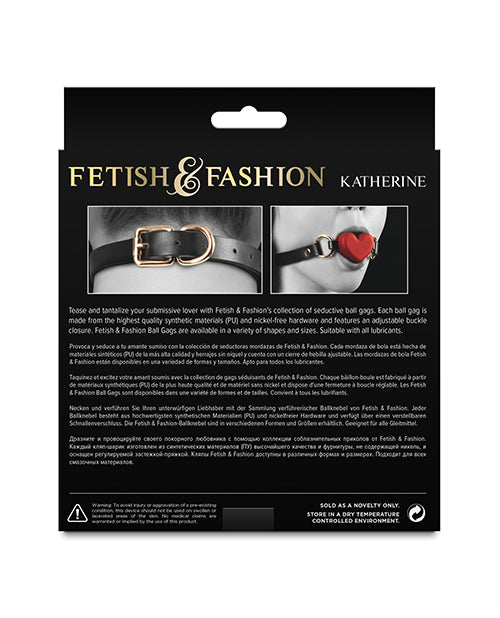 Fetish & Fashion Katherine Ball Gag - Red