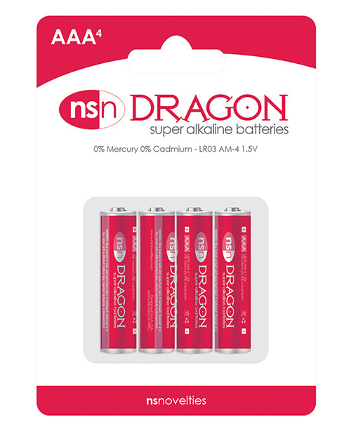 Dragon Alkaline Batteries - AAA Pack of 4