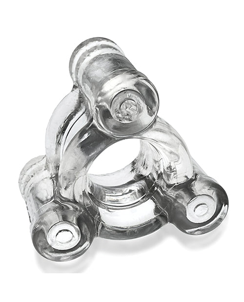 Oxballs Buzz Squeeze Ballstretcher Vibe - Clear