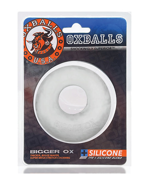 Oxballs Bigger Ox Cockring - Clear Ice