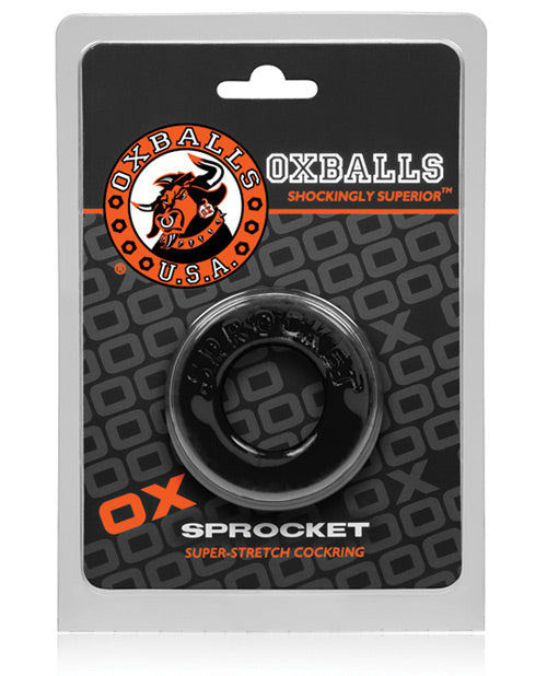 Oxballs Atomic Jock Sprocket Cockring - Black