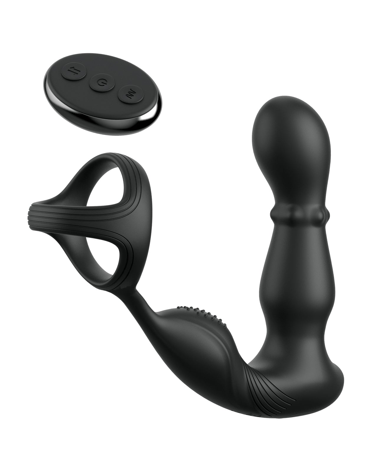 Anal Fantasy Elite Ass-Gasm Slide & Glide P-Spot Stimulator - Black