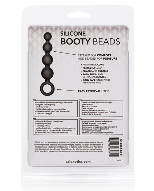 NO ETA Calexotics Silicone Booty Beads - Black