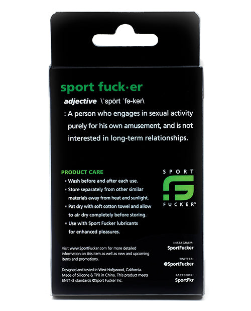 Sport Fucker Cum Stopper 2.0 - Black