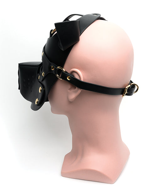 NO ETA 665 Bondage Pup Hood - O/S Black