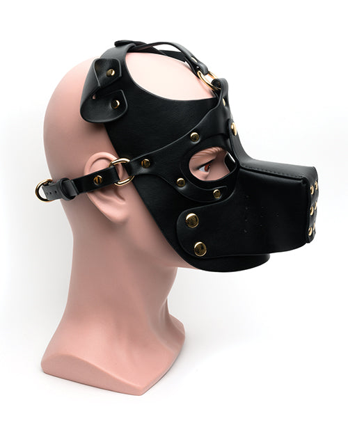 NO ETA 665 Bondage Pup Hood - O/S Black