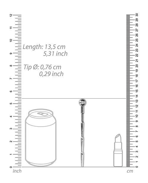 Shots Ouch Urethral Sounding Metal Stick