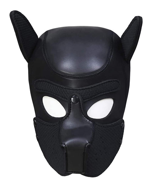 Shots Ouch Puppy Play Puppy Hood - Black