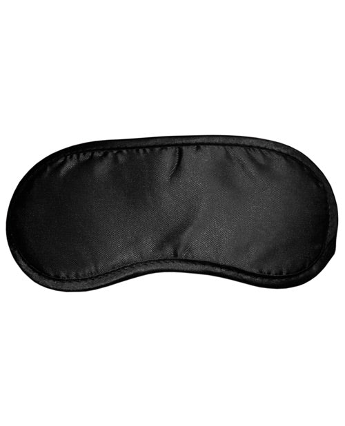 Sex & Mischief Satin Blindfold - Black