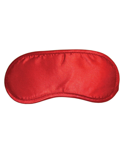 Sex & Mischief Satin Blindfold - Red