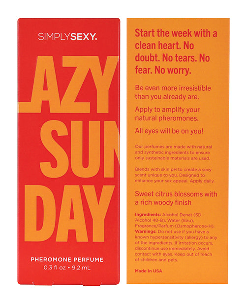 Simply Sexy Pheromone Perfume - .3 oz Lazy Sunday