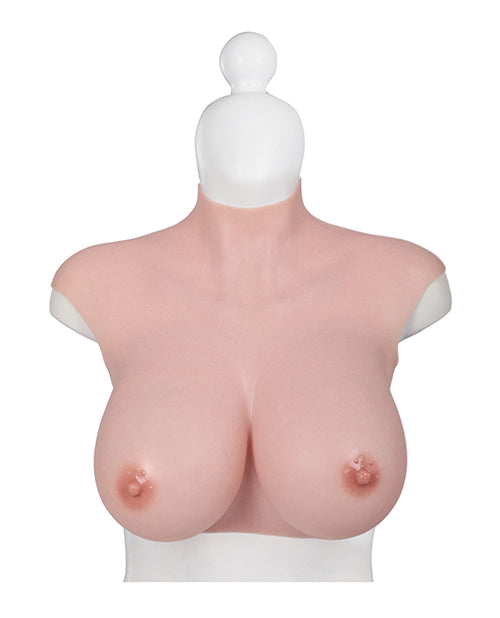 XX-DREAMSTOYS Ultra Realistic H Cup Breast Form Extra Large - Ivory