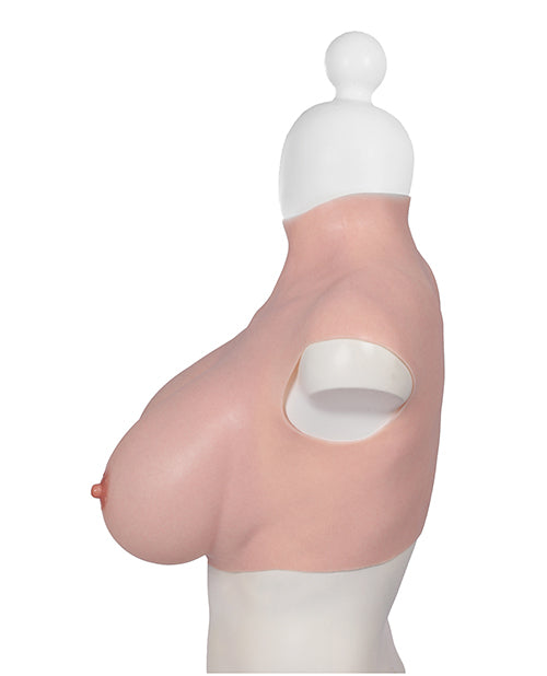 XX-DREAMSTOYS Ultra Realistic H Cup Breast Form Extra Large - Ivory