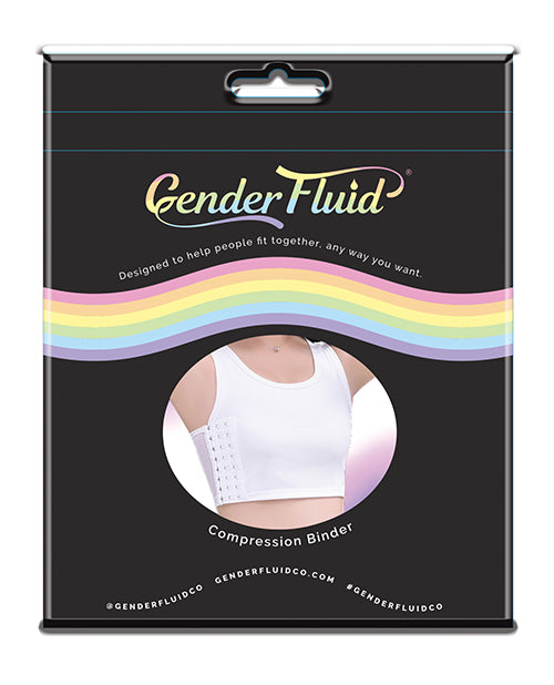 Gender Fluid Chest Compression Binder  -XL White