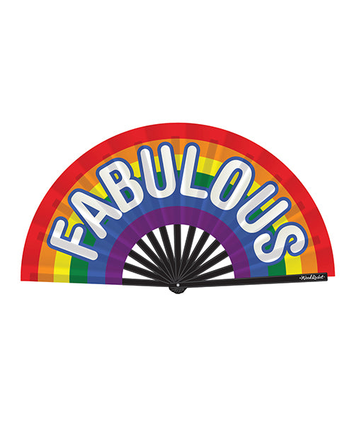 Wood Rocket Fabulous Fan - Rainbow