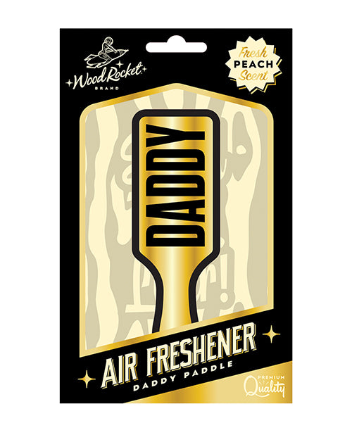 Wood Rocket Daddy Paddle Air Freshener - Peach