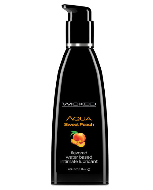 Wicked Sensual Care Water Based Lubricant - 2 oz Sweet Peach