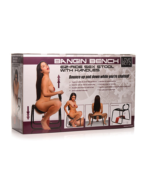 LoveBotz Bangin Bench EZ-Ride Sex Stool w/Handles Drop Ship Only Freight 19