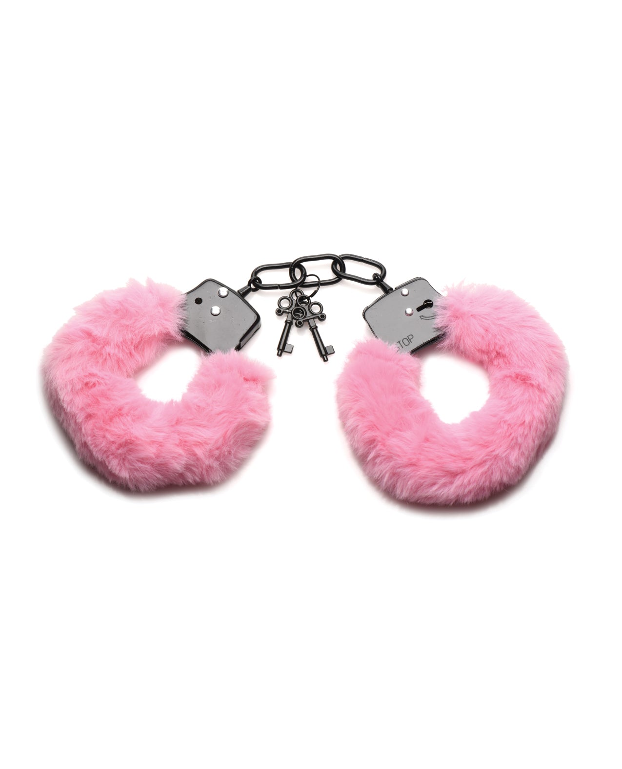 Master Series Cuffed in Furry Handcuffs - Pink