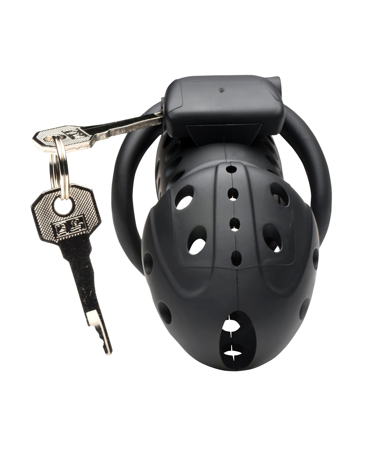 Master Series Lock Down Chastity Cage - Black